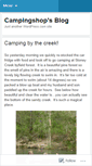 Mobile Screenshot of campingshop.wordpress.com