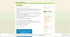 Desktop Screenshot of pambayun.wordpress.com