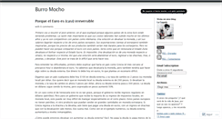 Desktop Screenshot of burromocho.wordpress.com