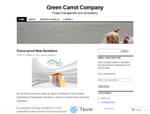 Tablet Screenshot of greencarrotcompany.wordpress.com