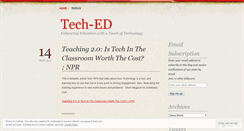 Desktop Screenshot of eduideas.wordpress.com