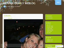 Tablet Screenshot of mchalefamily.wordpress.com