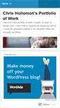 Mobile Screenshot of chportfolio.wordpress.com