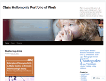 Tablet Screenshot of chportfolio.wordpress.com