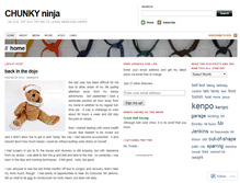 Tablet Screenshot of chunkyninja.wordpress.com