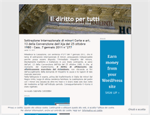 Tablet Screenshot of ildirittopertutti.wordpress.com