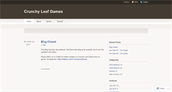 Desktop Screenshot of crunchyleafgames.wordpress.com