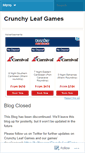 Mobile Screenshot of crunchyleafgames.wordpress.com