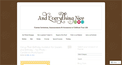 Desktop Screenshot of andeverythingniceblog.wordpress.com