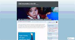 Desktop Screenshot of childimmunizationusa.wordpress.com