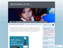 Tablet Screenshot of childimmunizationusa.wordpress.com