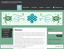Tablet Screenshot of newopinions.wordpress.com