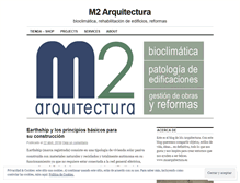 Tablet Screenshot of m2arquitectura.wordpress.com