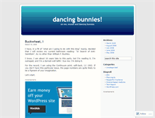 Tablet Screenshot of dancingbunnies.wordpress.com