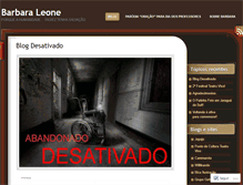 Tablet Screenshot of barbaraleone.wordpress.com