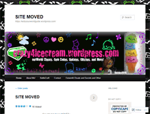 Tablet Screenshot of crazy4icecream.wordpress.com