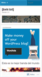 Mobile Screenshot of bxtr.wordpress.com