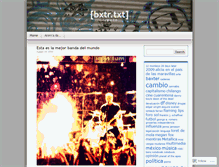 Tablet Screenshot of bxtr.wordpress.com