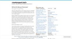 Desktop Screenshot of motorsportind.wordpress.com