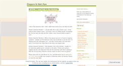 Desktop Screenshot of diapersandhairdye.wordpress.com
