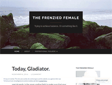 Tablet Screenshot of frenziedfemale.wordpress.com