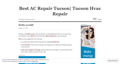 Desktop Screenshot of acrepairtucsonhvac.wordpress.com