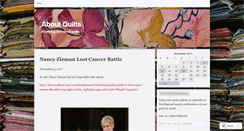Desktop Screenshot of aboutquilts.wordpress.com