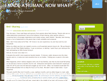 Tablet Screenshot of madeahuman.wordpress.com