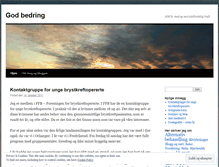 Tablet Screenshot of godbedring.wordpress.com
