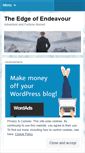 Mobile Screenshot of edgeofendeavour.wordpress.com
