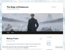 Tablet Screenshot of edgeofendeavour.wordpress.com