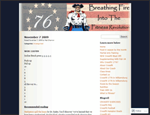 Tablet Screenshot of crossfit1776.wordpress.com