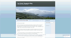 Desktop Screenshot of eyedoctorsingapore.wordpress.com