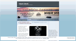 Desktop Screenshot of halaqohdakwah.wordpress.com