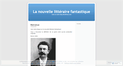 Desktop Screenshot of nouvellelitteraire.wordpress.com