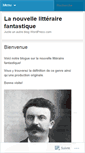 Mobile Screenshot of nouvellelitteraire.wordpress.com
