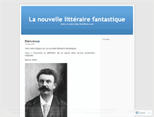 Tablet Screenshot of nouvellelitteraire.wordpress.com