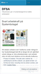 Mobile Screenshot of driftsektionforsystembolagsanstallda.wordpress.com