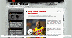Desktop Screenshot of gloriaspasadas.wordpress.com