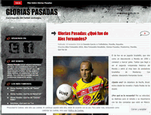 Tablet Screenshot of gloriaspasadas.wordpress.com