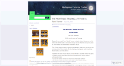 Desktop Screenshot of futurestrader.wordpress.com