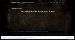 Desktop Screenshot of paramotorforum.wordpress.com