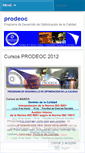 Mobile Screenshot of prodeoc.wordpress.com