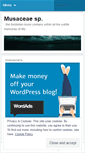 Mobile Screenshot of musaceae.wordpress.com