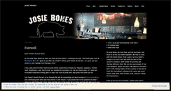 Desktop Screenshot of josiebones.wordpress.com