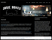 Tablet Screenshot of josiebones.wordpress.com