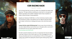 Desktop Screenshot of csrracinghack2015.wordpress.com