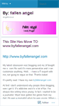 Mobile Screenshot of byfallenangel.wordpress.com