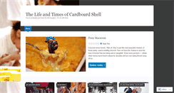 Desktop Screenshot of cardboardshell.wordpress.com