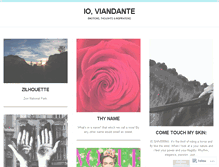 Tablet Screenshot of ioviandante.wordpress.com